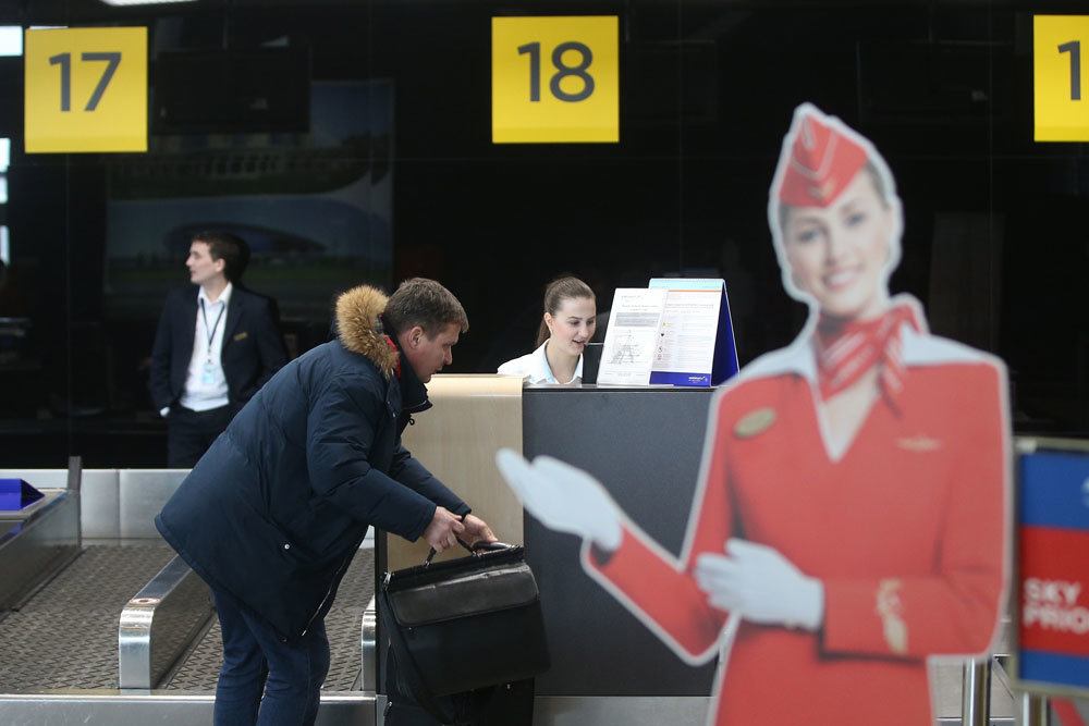 Аэропорты стараются все выше поднимать качество услуг и уровень безопасности. Фото: Егор Алеев / ТАСС